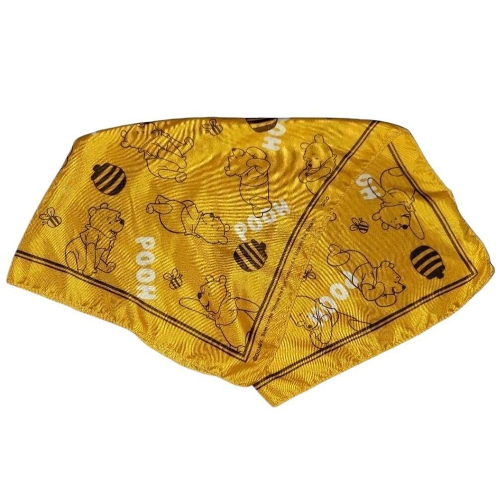 Disney's Winnie The Pooh Honey Bee Bandana Handkerchief Scarf Pocket Square